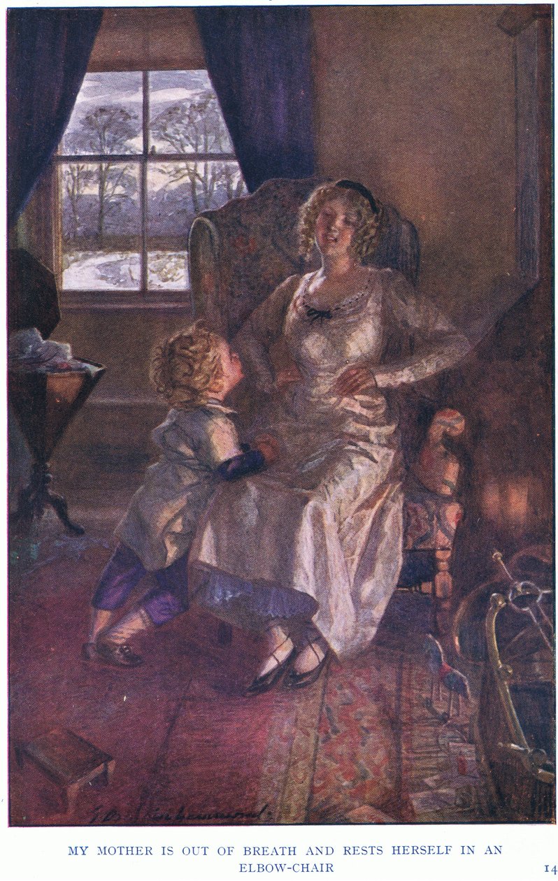 Meine Mutter ist außer Atem und ruht sich in einem Lehnstuhl aus von Gertrude E. Demain Hammond