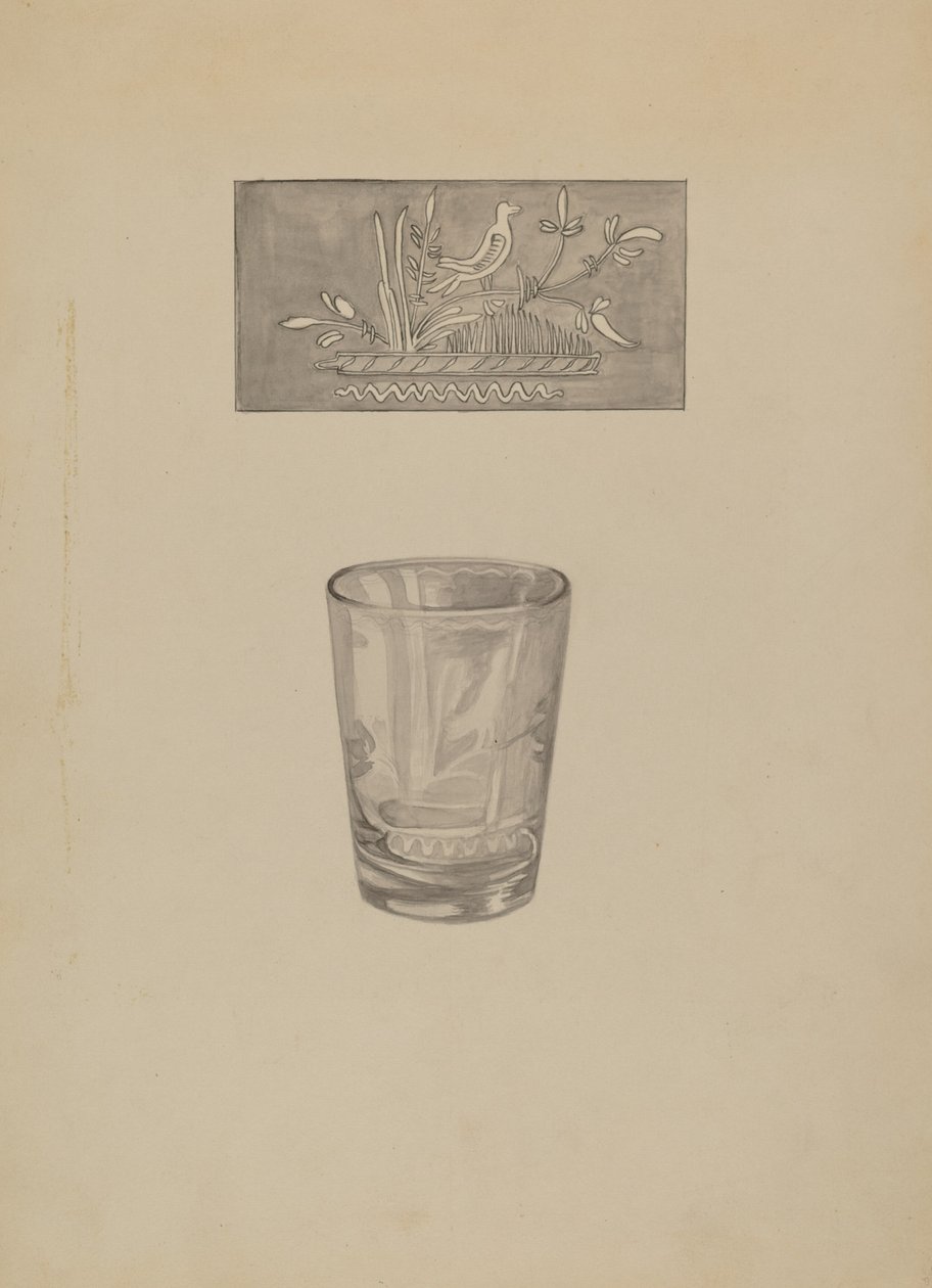 Whiskeyglas, 1935-1942 von Gertrude Lemberg