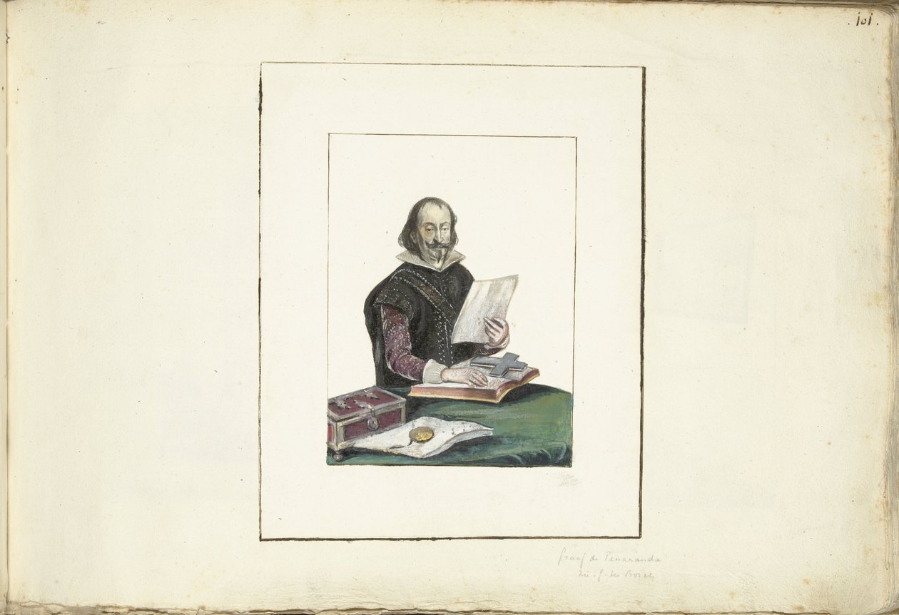 Porträt des Grafen von Peñeranda von Gesina ter Borch (possibly)