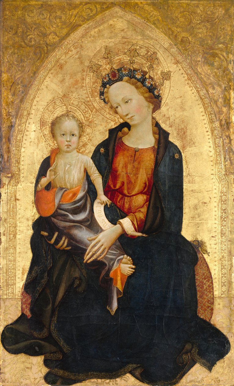 Madonna mit Kind, ca. 1400 von Gherardo Starnina