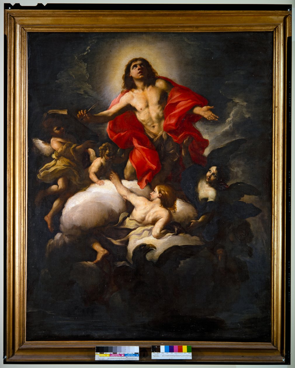 Zwei Evangelisten (Modellos für S. Carlo al Corso) von Giacinto Brandi