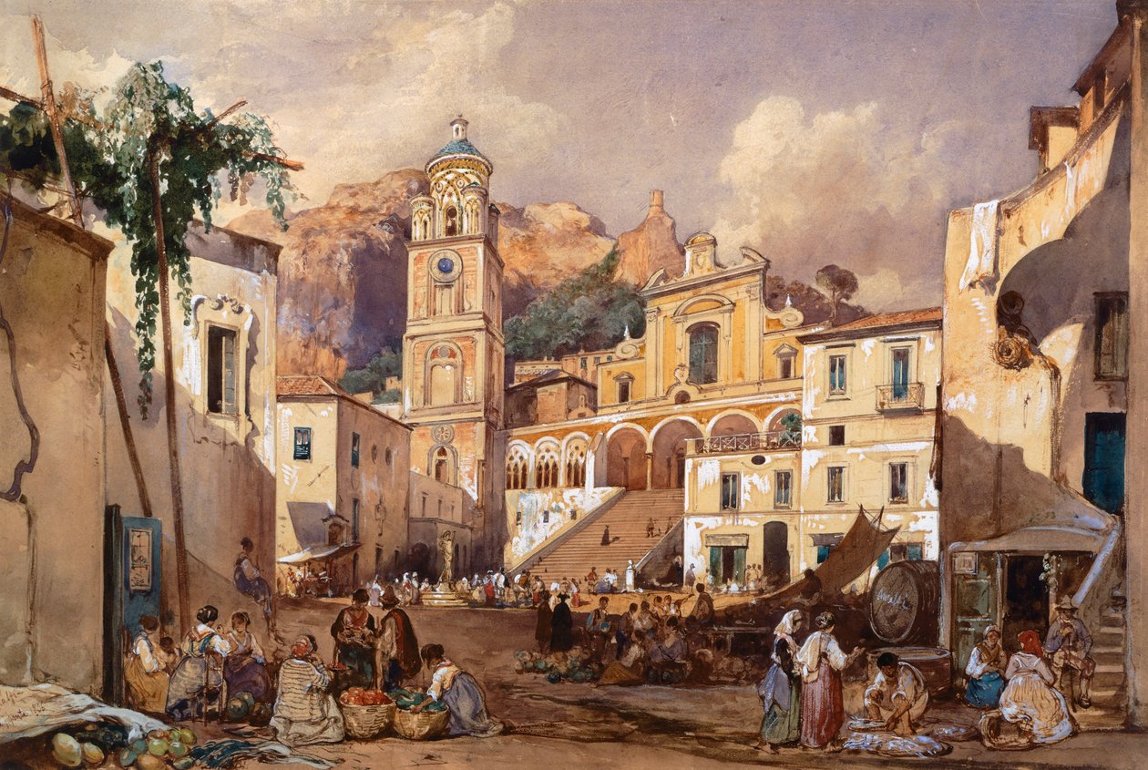 Kathedrale von Amalfi von Giacinto Gigante