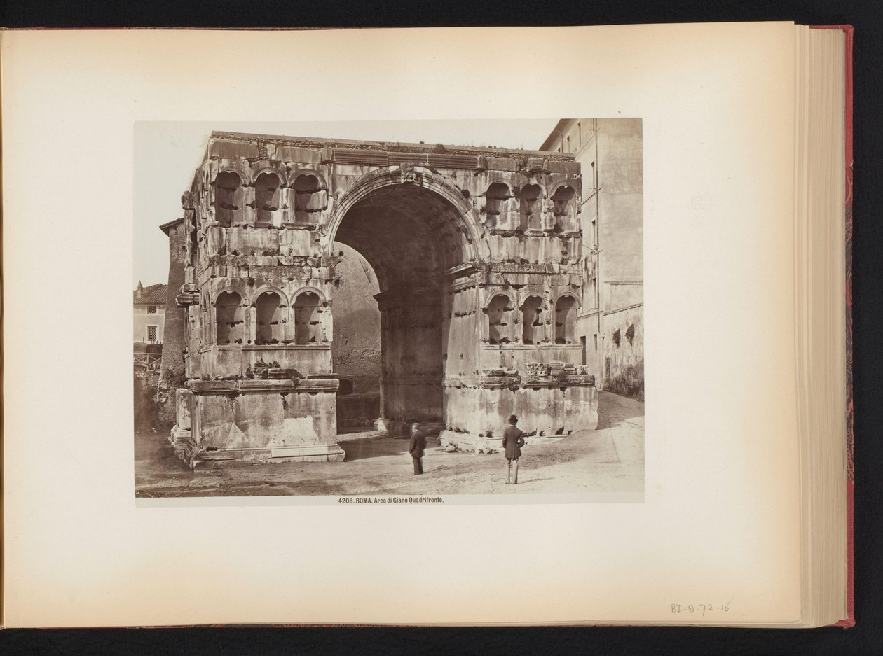 Bogen des Janus in Rom, Italien von Giacomo Brogi