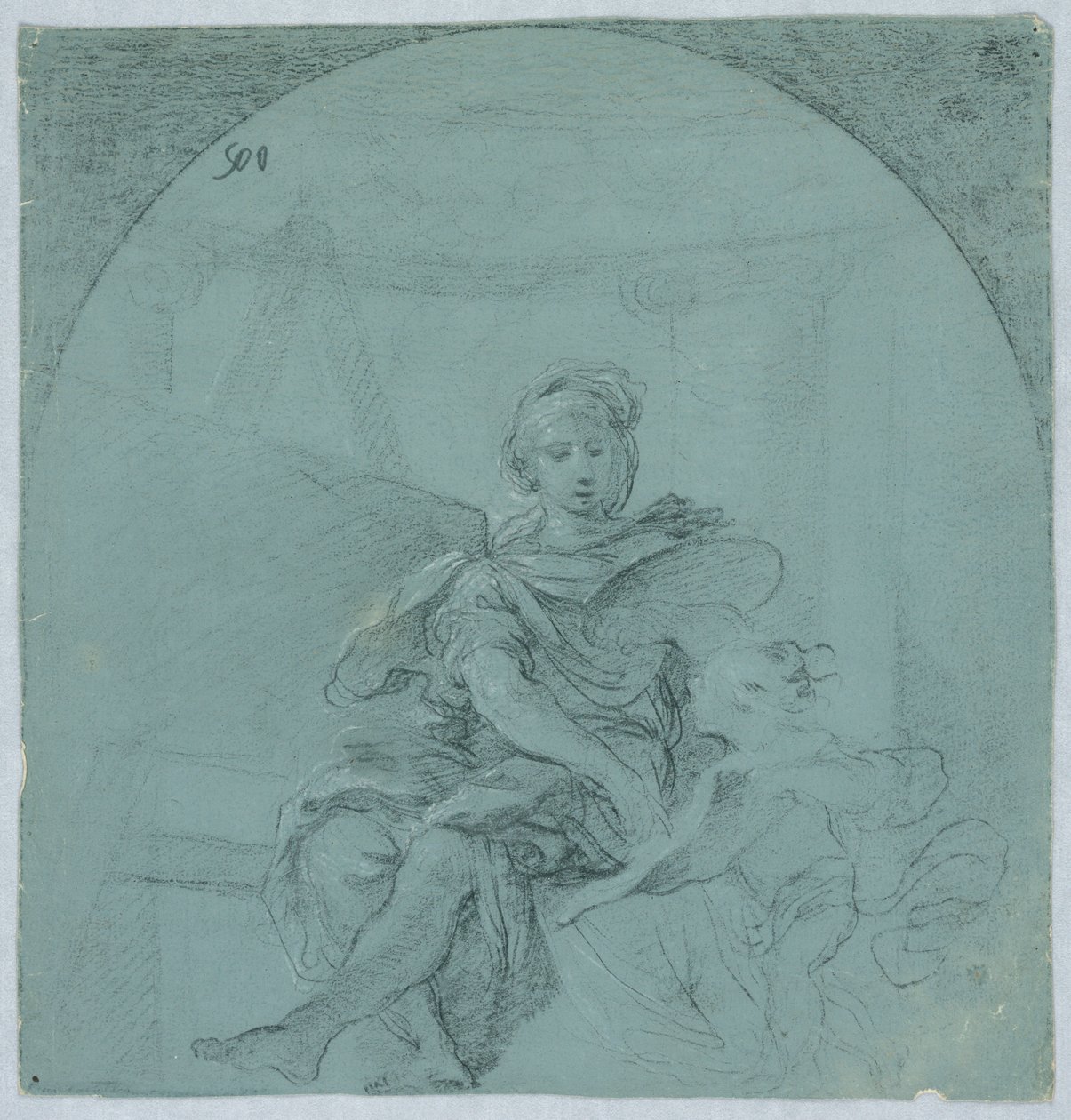 Entwurf für Allegorie der Malerei von Giacomo Zampa