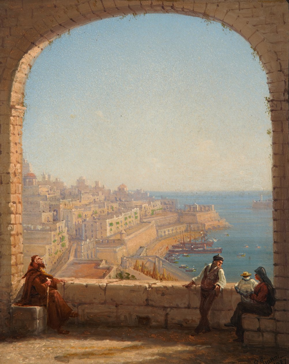 Fort St Elmo, Valletta, 1887 von Giancinto Gianni