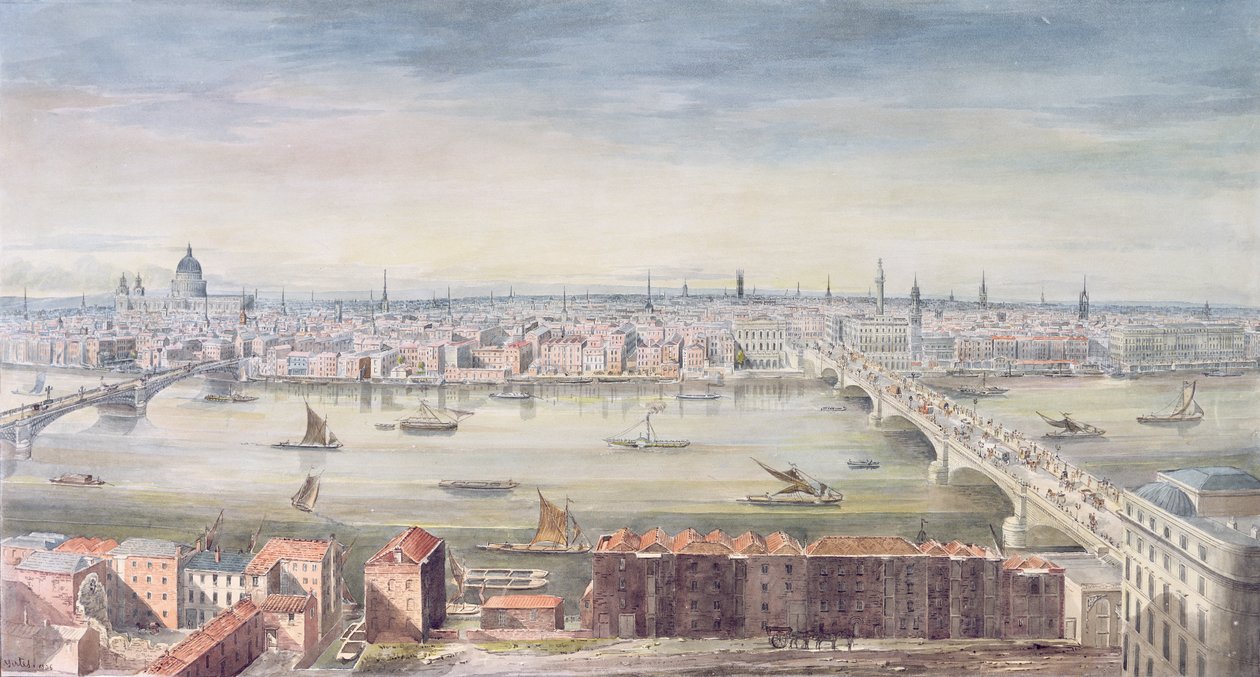 Ansicht von London von St. Paul