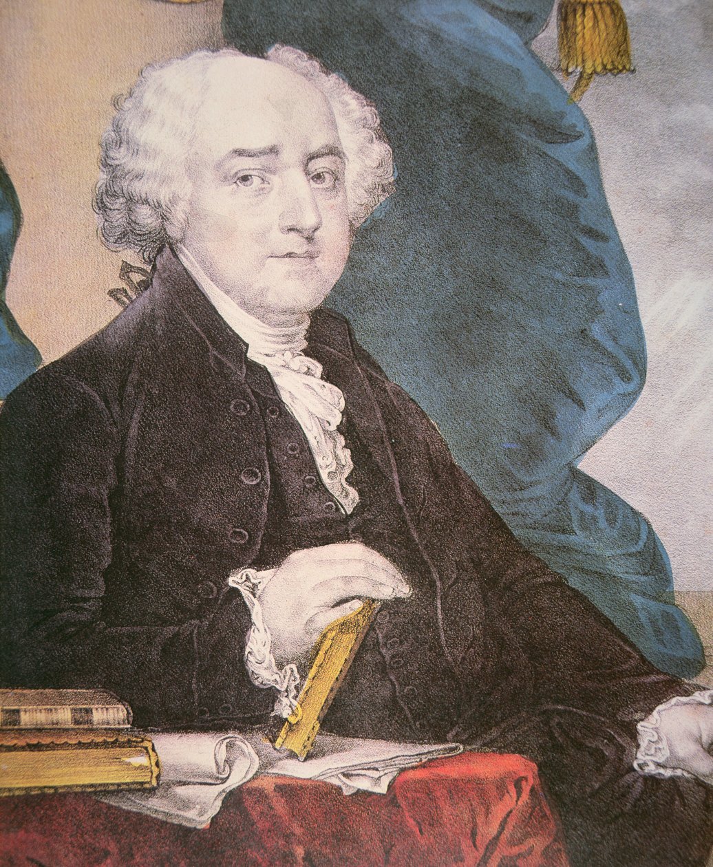 John Adams (1735-1826) veröffentlicht von Nathaniel Currier (1813-88) von Gilbert (after) Stuart