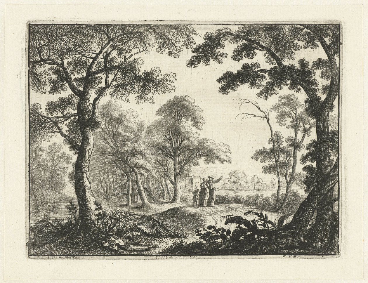 Landschaft mit der Vertreibung von Hagar von Gilles Neyts