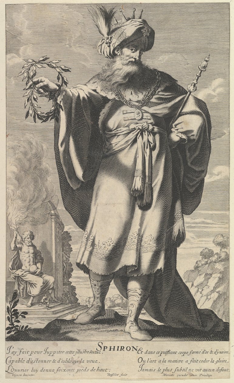 Sphiron, ca. 1639-40. Schöpfer: Gilles Rousselet, Abraham Bosse von Gilles Rousselet and Abraham Bosse