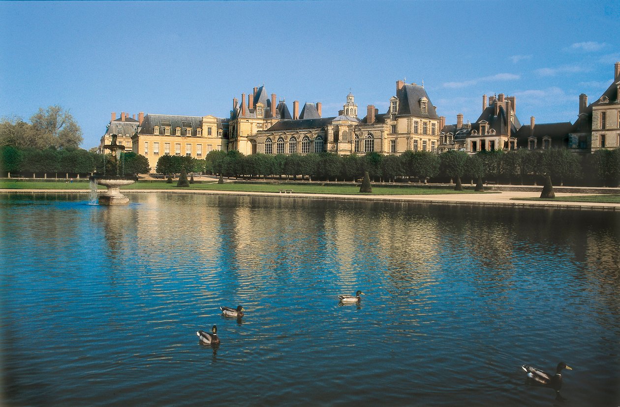 Schloss Fontainebleau in Seine-et-Marne, Frankreich. Architektur von Gilles Le Breton von Gilles and Delorme Philibert Le Breton