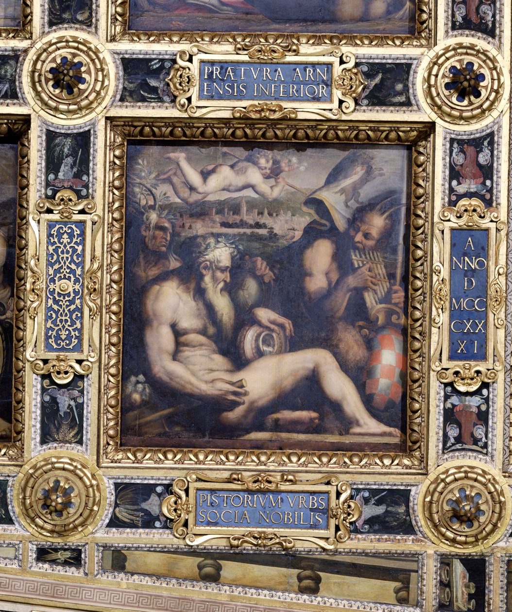 Allegorie der Stadt Pistoia von der Decke des Salone dei Cinquecento, 1565 von Giorgio Vasari