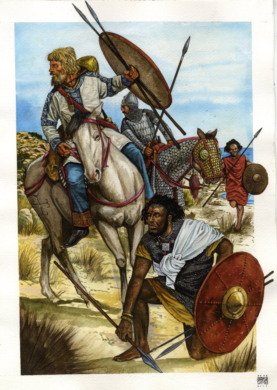 Barbar: ein Alan-Krieger, ein Vandale und ein Berber von Giorgio Albertini