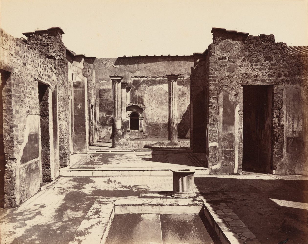 Haus des tragischen Dichters, Pompeji von Giorgio Sommer