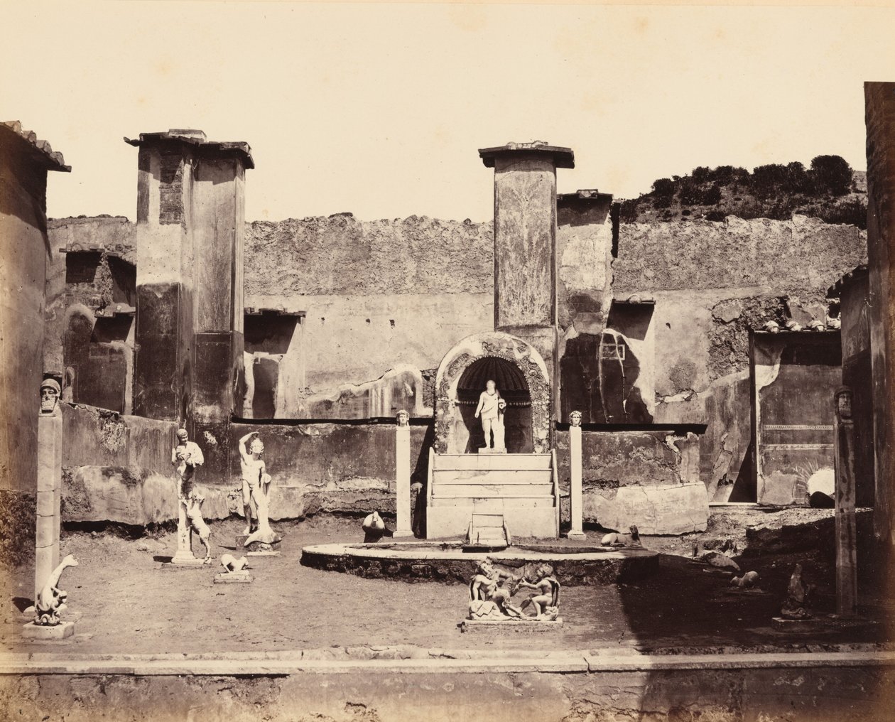 Haus des Marco Lucrezio, Pompeji von Giorgio Sommer