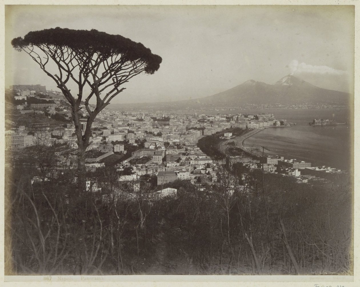 Ansicht der Stadt Neapel, der Bucht und des Vesuvs von Giorgio Sommer