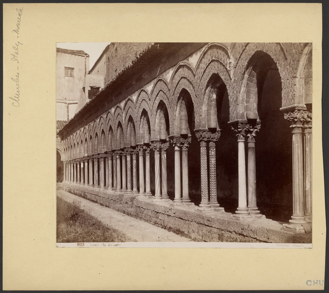 Chiostro von Monreale von Giorgio Sommer