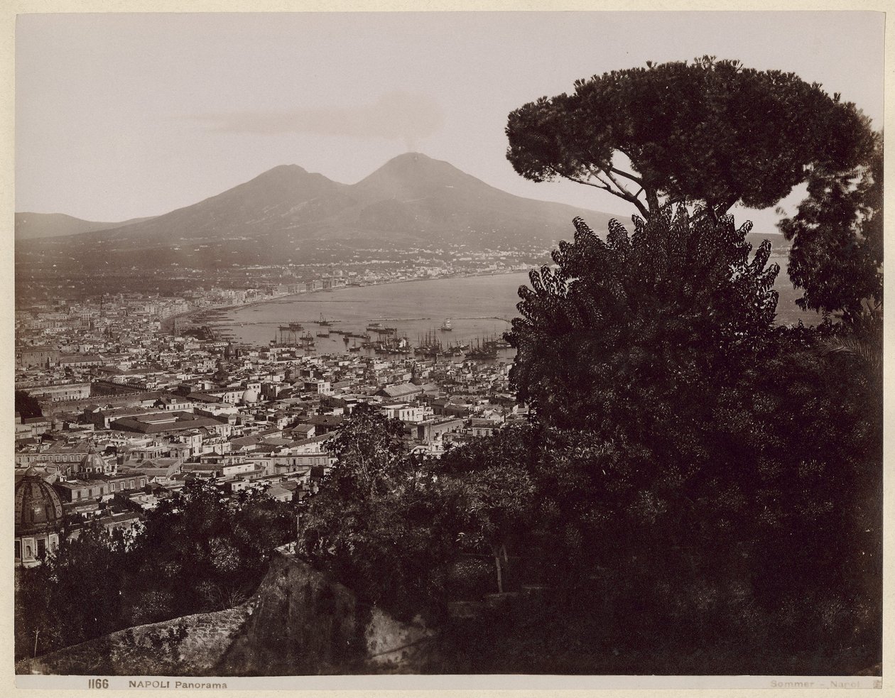 Panorama von Neapel von Giorgio Sommer