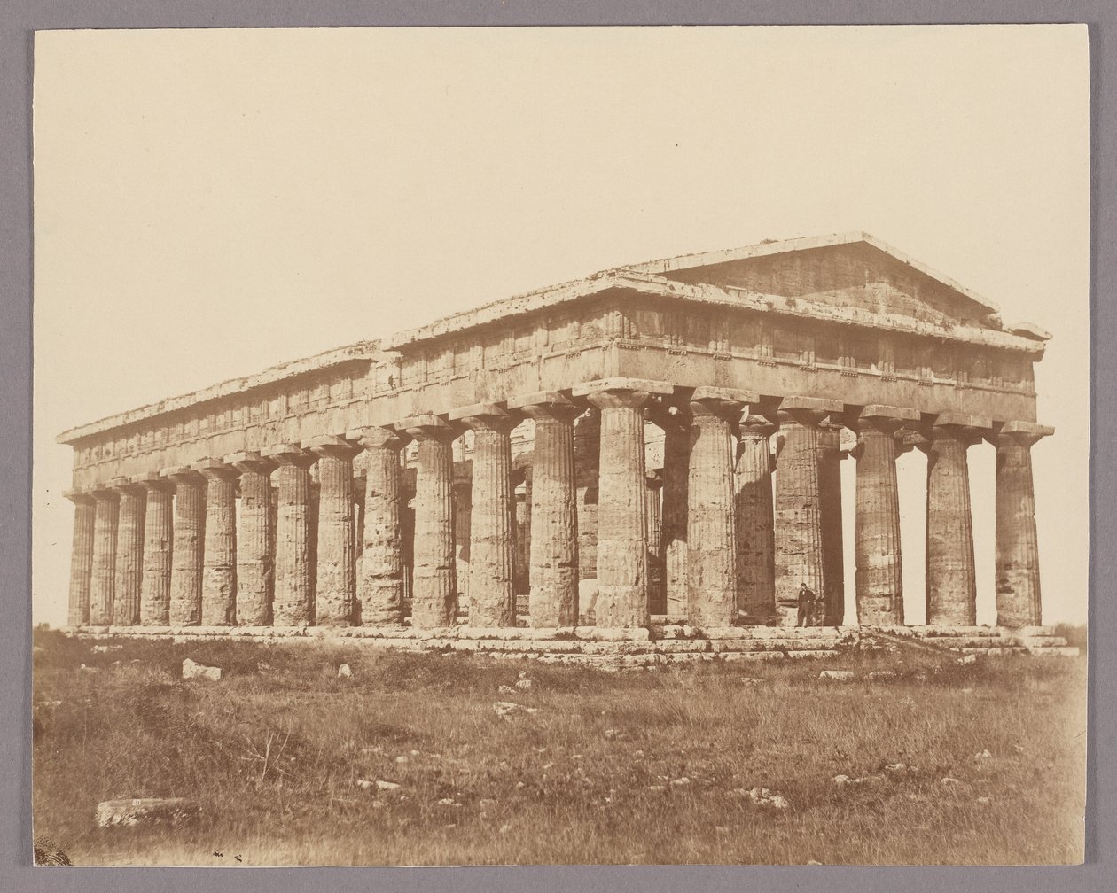 Paestum: Der Tempel des Poseidon von Giorgio Sommer