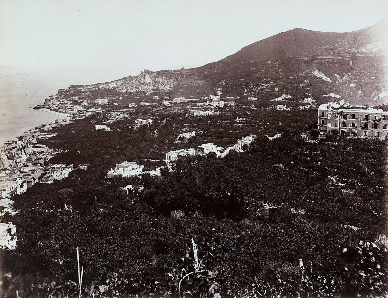 Panoramablick auf Casamicciola, in der Nähe von Neapel von Giorgio Sommer