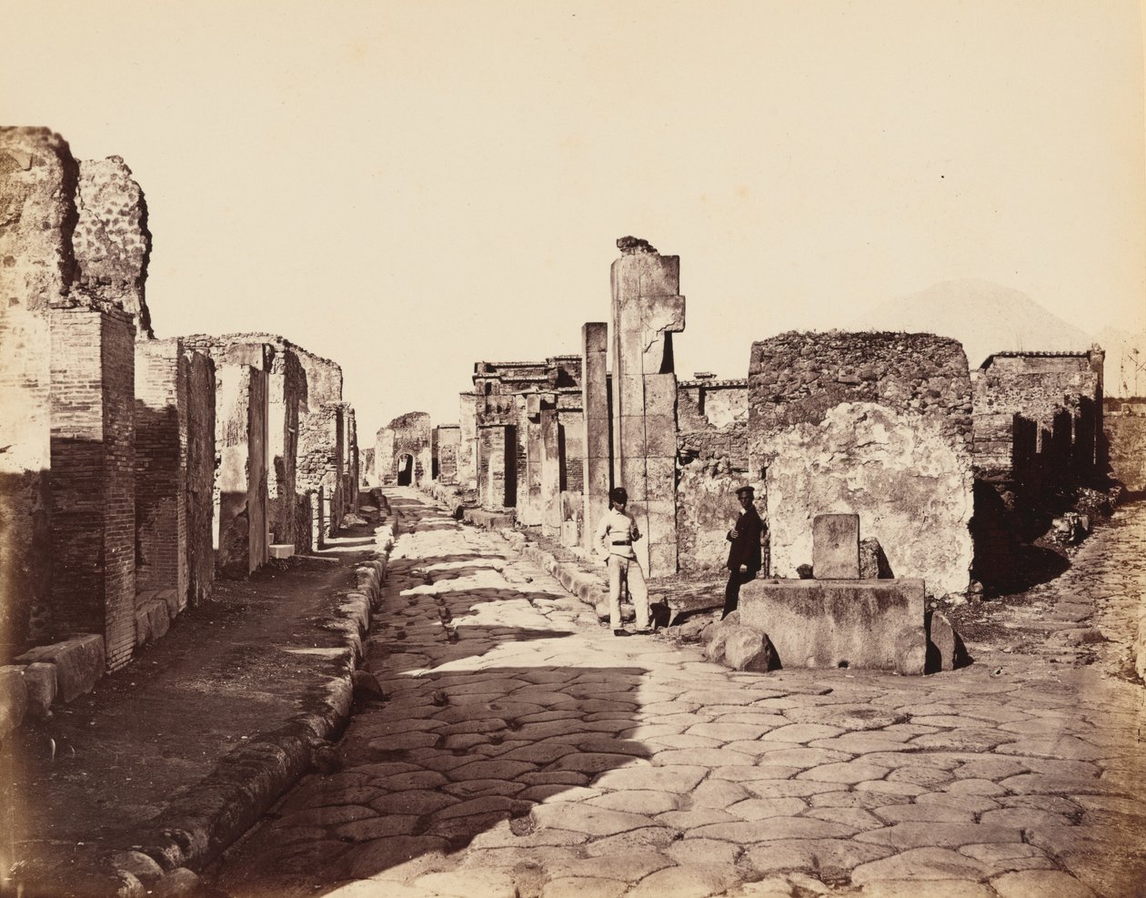 Strada di Sallustio, Pompeji von Giorgio Sommer