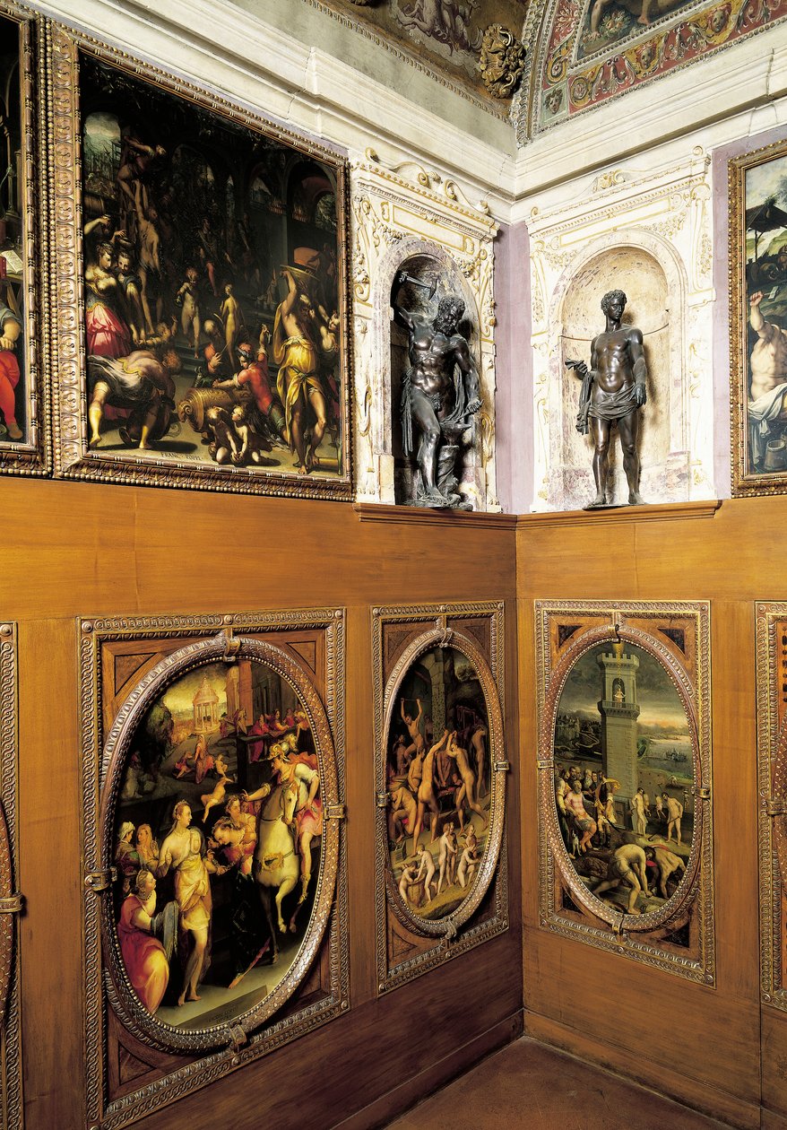 Studiolo von Francesco I, Palazzo Vecchio, Florenz, Italien von Giorgio Vasari