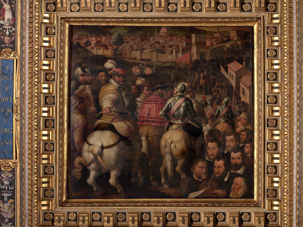 Triumph für den Krieg gegen Siena von Giorgio Vasari