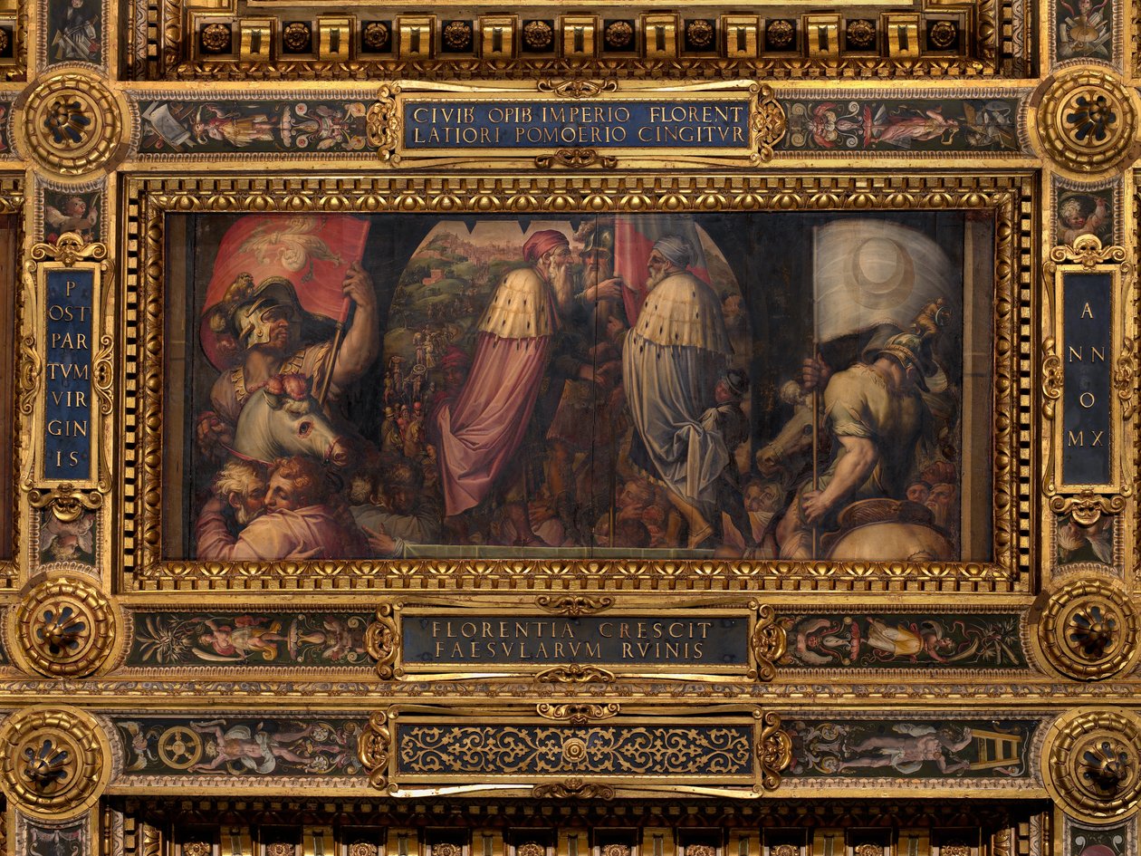 Vereinigung von Florenz und Fiesole von Giorgio Vasari