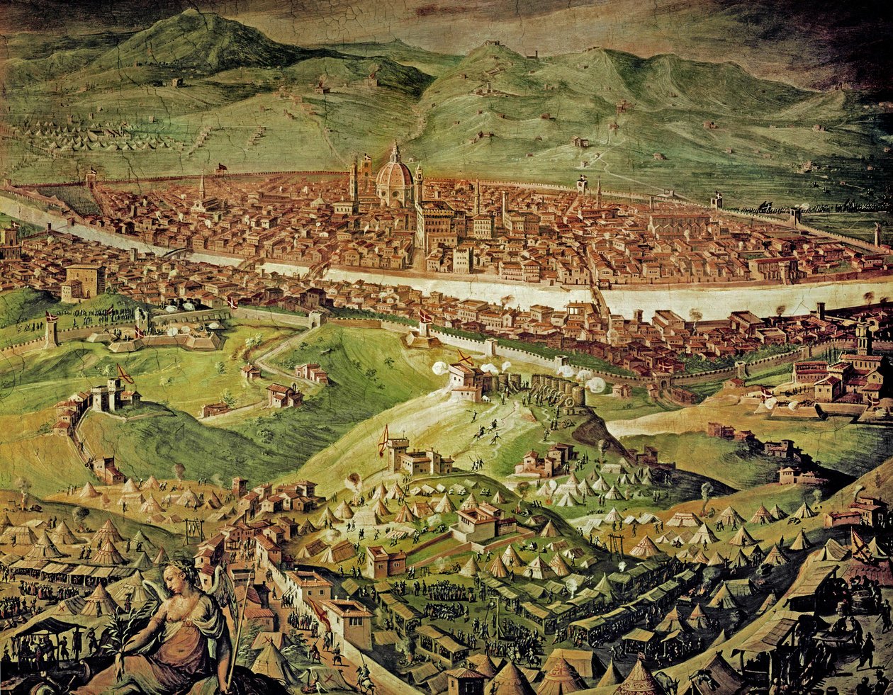 Ansicht von Florenz von Giorgio Vasari