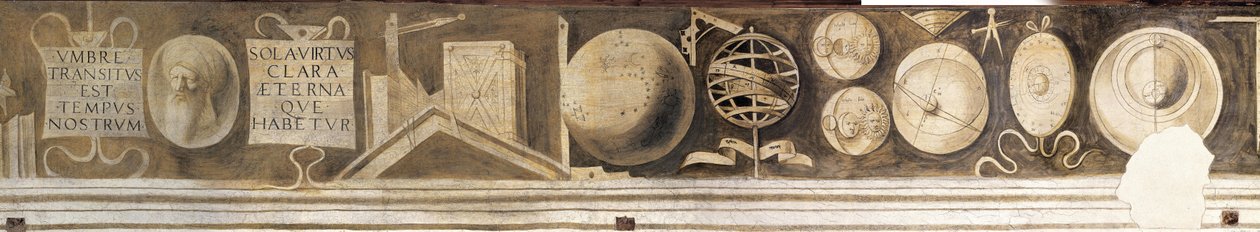 Artes Mechanicae. Fries in der Casa Pellizzari von Giorgione da Castelfranco