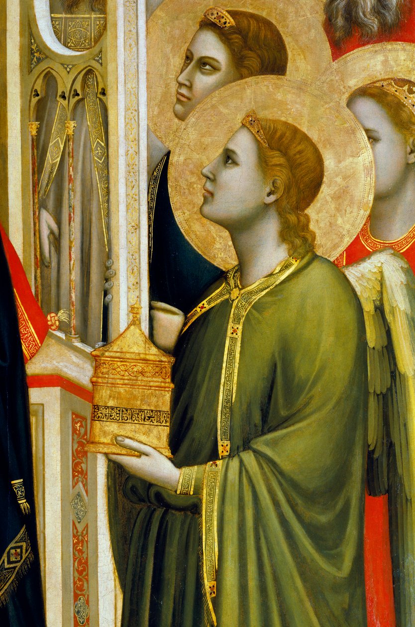 Engel mit Opfergabe, aus der Madonna di Ognissanti von Giotto (c.1266 1337)