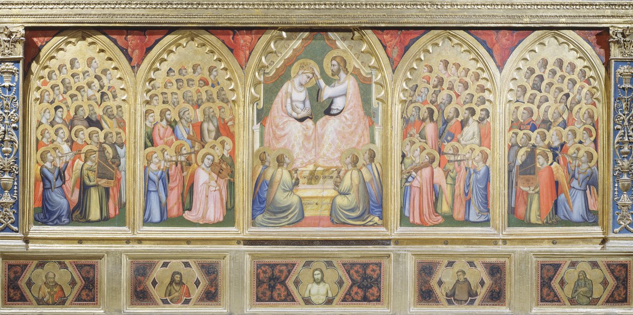 Krönung der Jungfrau von Giotto (c.1266 1337)