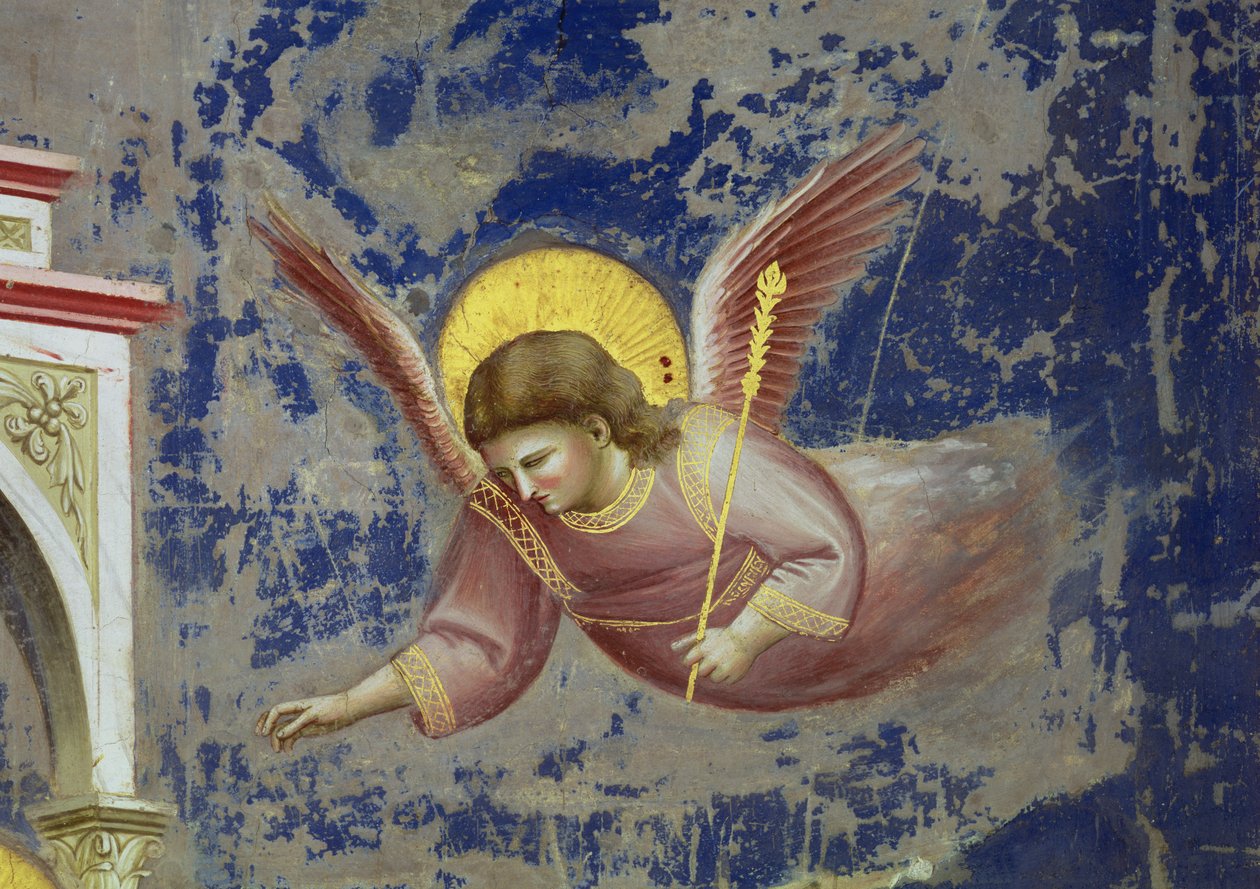 Engel, aus der Darstellung der Darstellung Christi im Tempel, ca. 1305 (Detail) von Giotto (c.1266 1337)