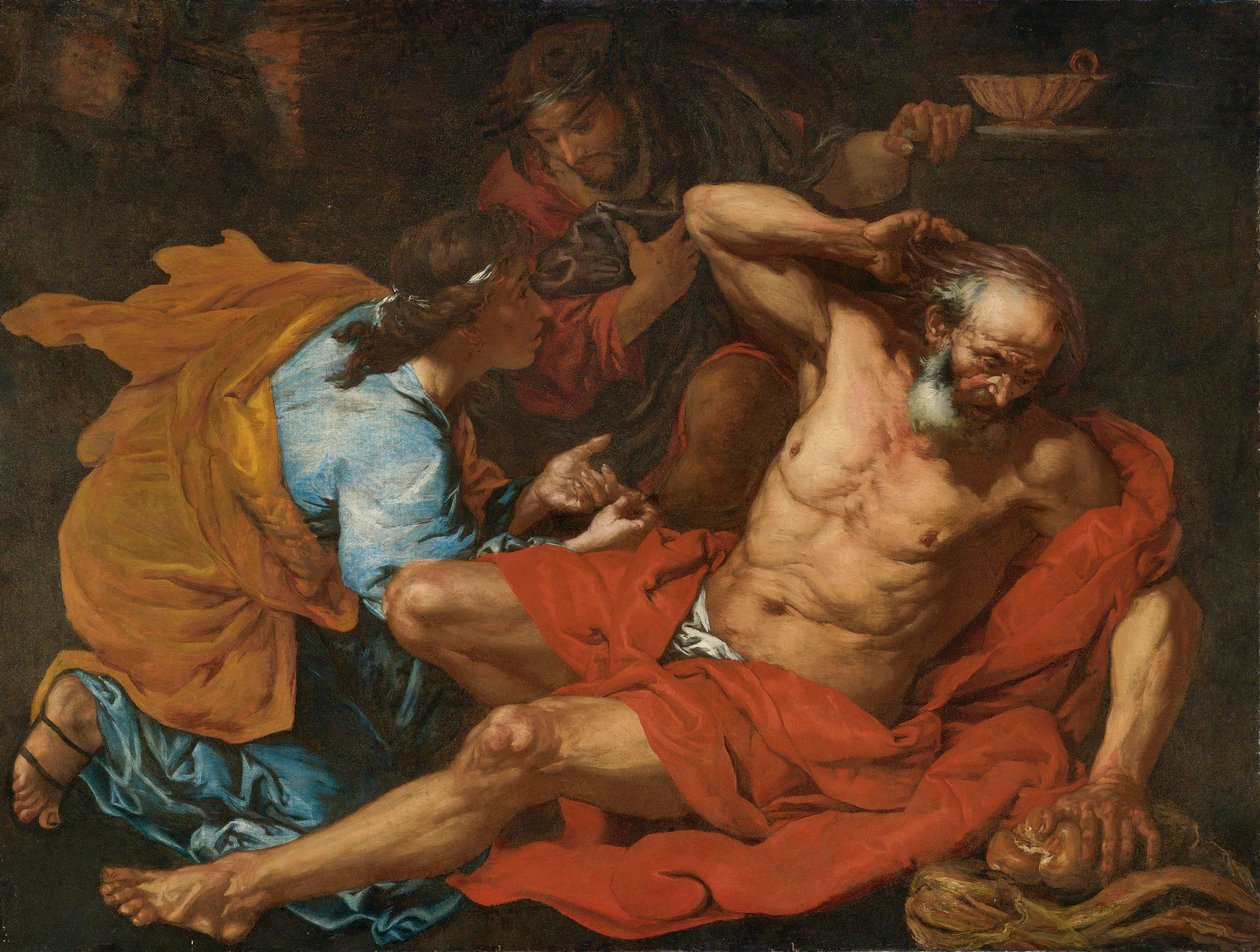 Joseph deutet den Traum des Bäckers von Giovan Battista Langetti