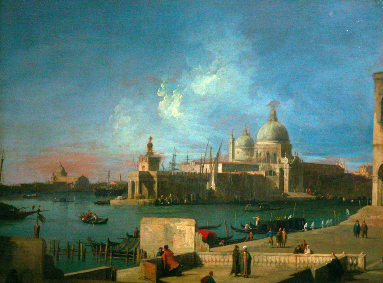 Blick auf Santa Maria della Salute von Giovanni Antonio Canal