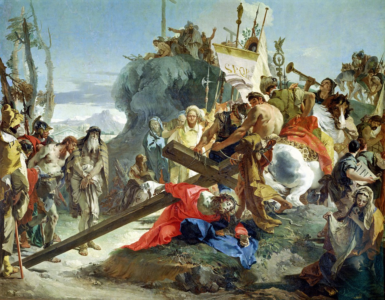 Christus auf dem Weg nach Golgatha von Giovanni Battista Tiepolo
