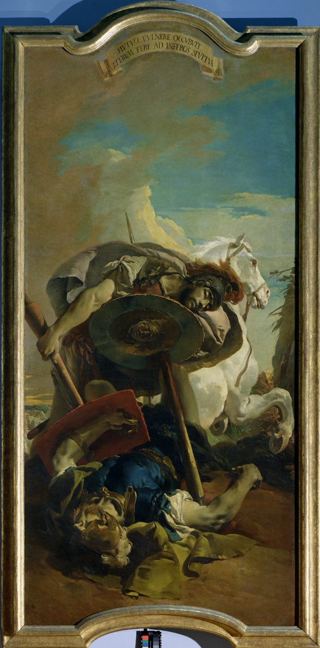Tod des Konsuls Lucius Junius Brutus in einem Duell mit Aruns von Giovanni Battista Tiepolo
