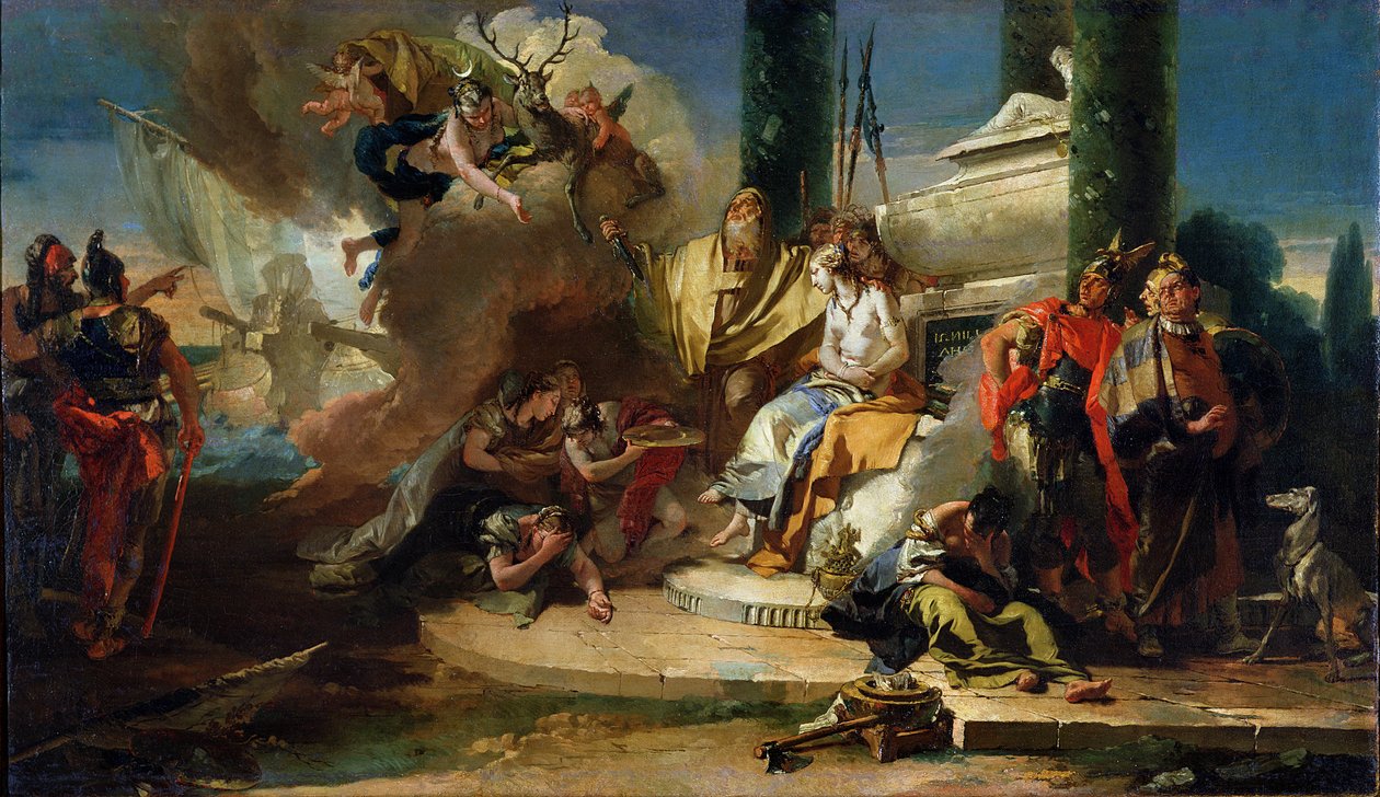 Das Opfer der Iphigenie von Giovanni Battista Tiepolo