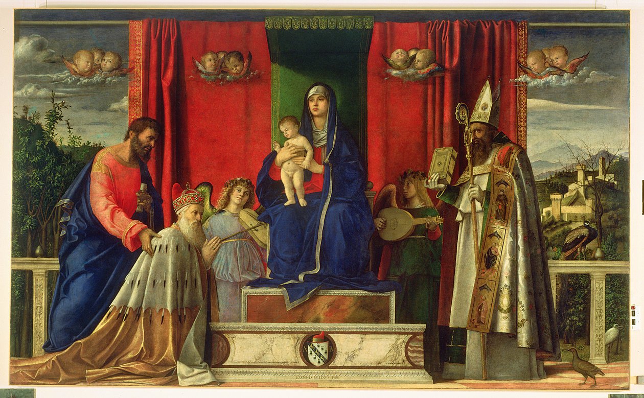 Madonna und Kind (Barbarigo-Altarbild) 1488 von Giovanni Bellini