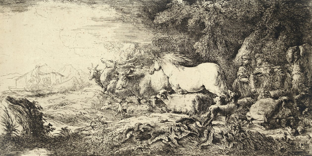 Noahs Arche von Giovanni Benedetto Castiglione