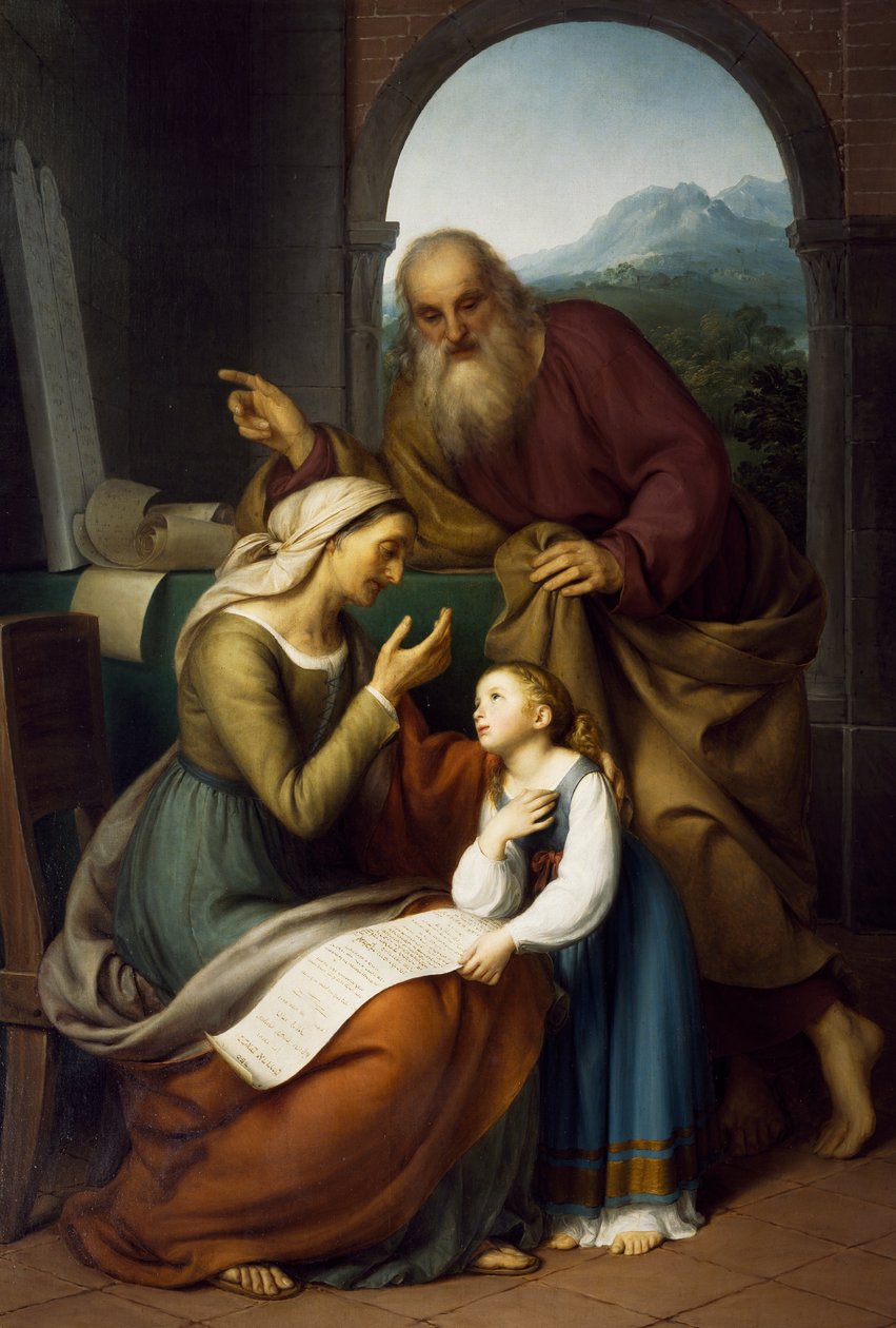 Erziehung der Jungfrau von Giovanni Carnovali