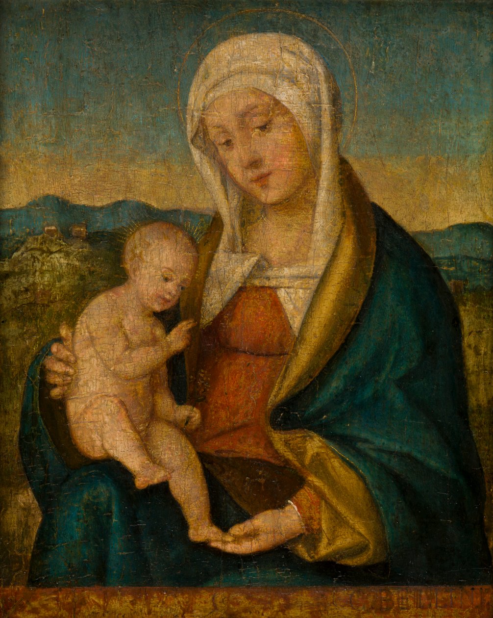 Madonna mit Kind, ca. 1450-1516 von Giovanni (style of) Bellini