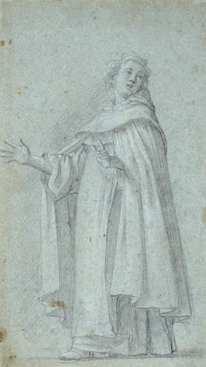 Studie eines stehenden Dominikaners, ca. 1595 von Giovanni Baglione