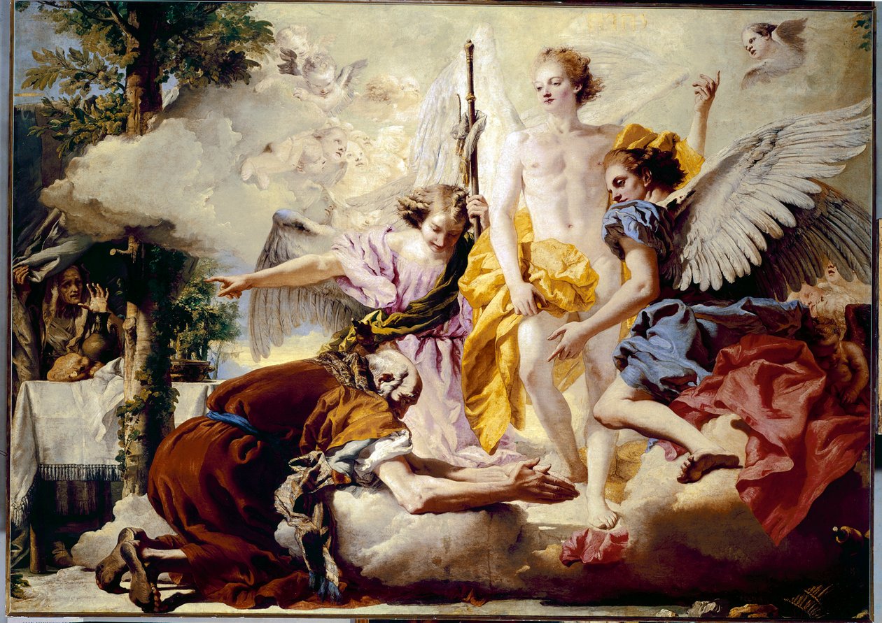 Erscheinung der drei Engel zu Abraham von Giovanni Battista Tiepolo