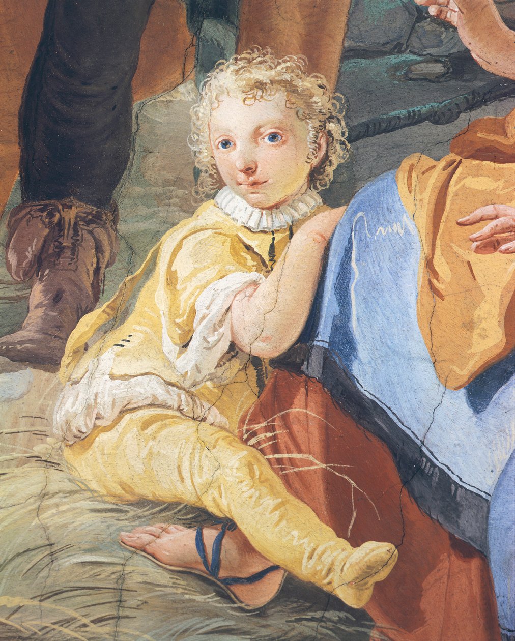 Kind, von Giambattista Tiepolo, Erzbischöflicher Palast, Udine, Italien von Giovanni Battista Tiepolo