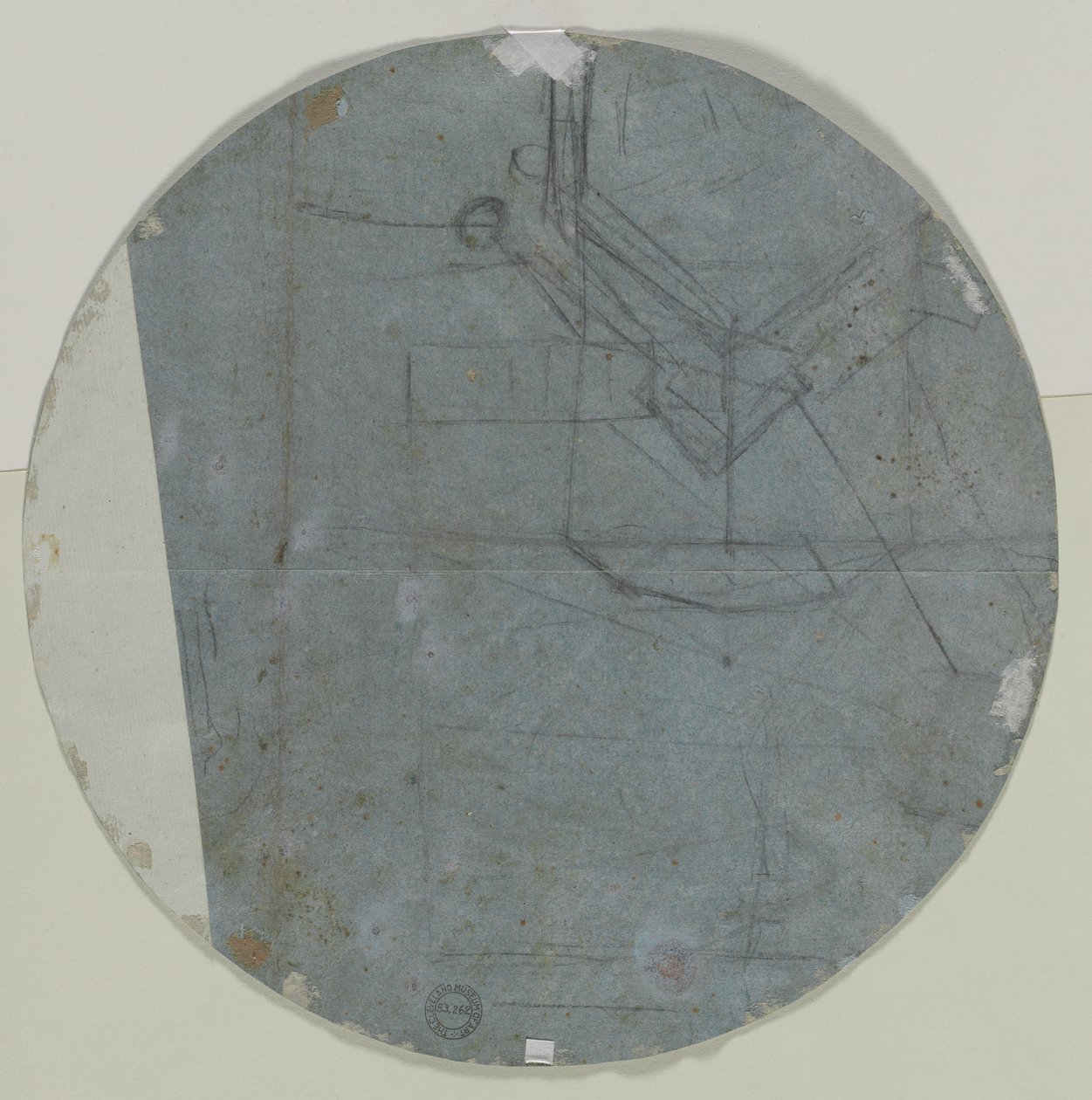 Architektonische Skizze(?) (verso) von Giovanni Battista Benaschi