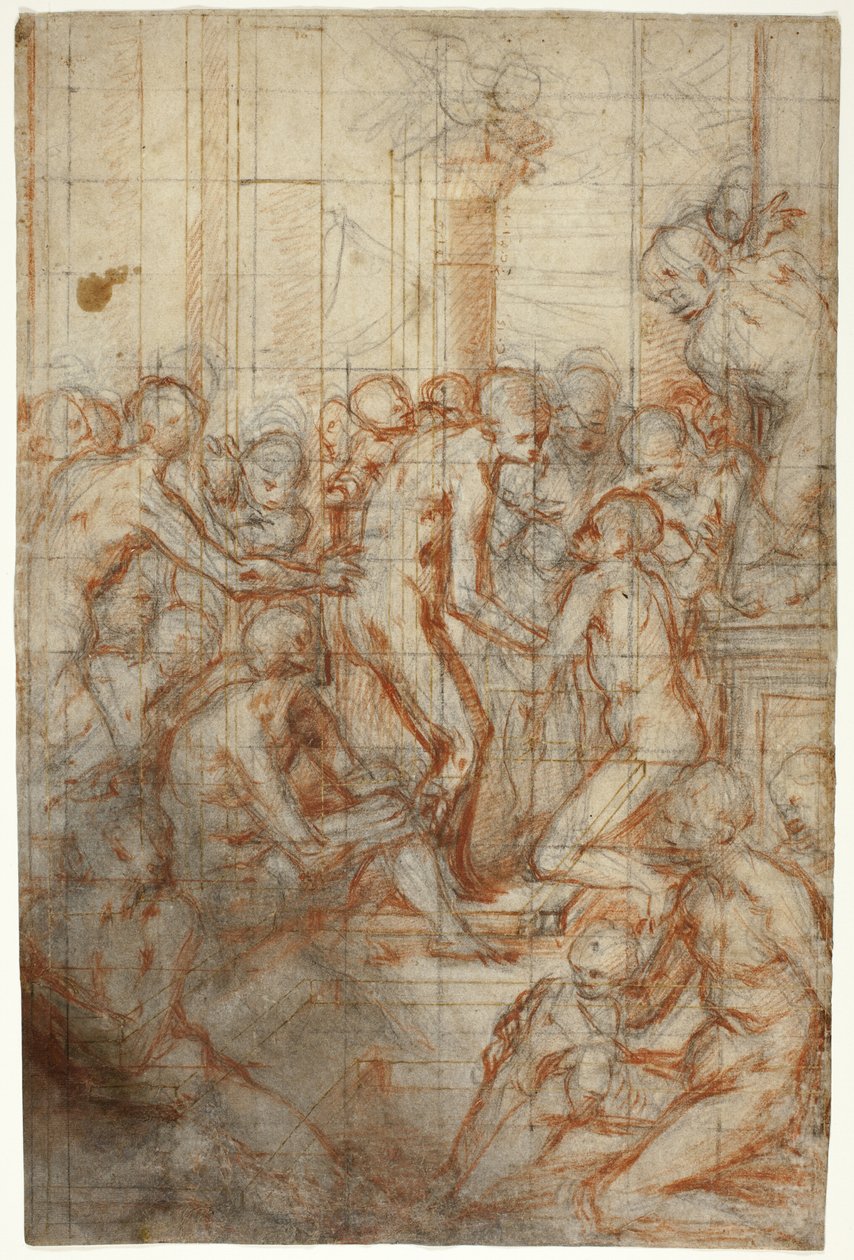 Studie zur Reinigung der Jungfrau von Giovanni Battista Naldini