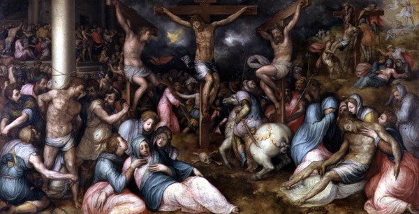 Die Passion, aus dem Salone delle Capriate (Hall of the Trusses) von Giovanni Battista Naldini