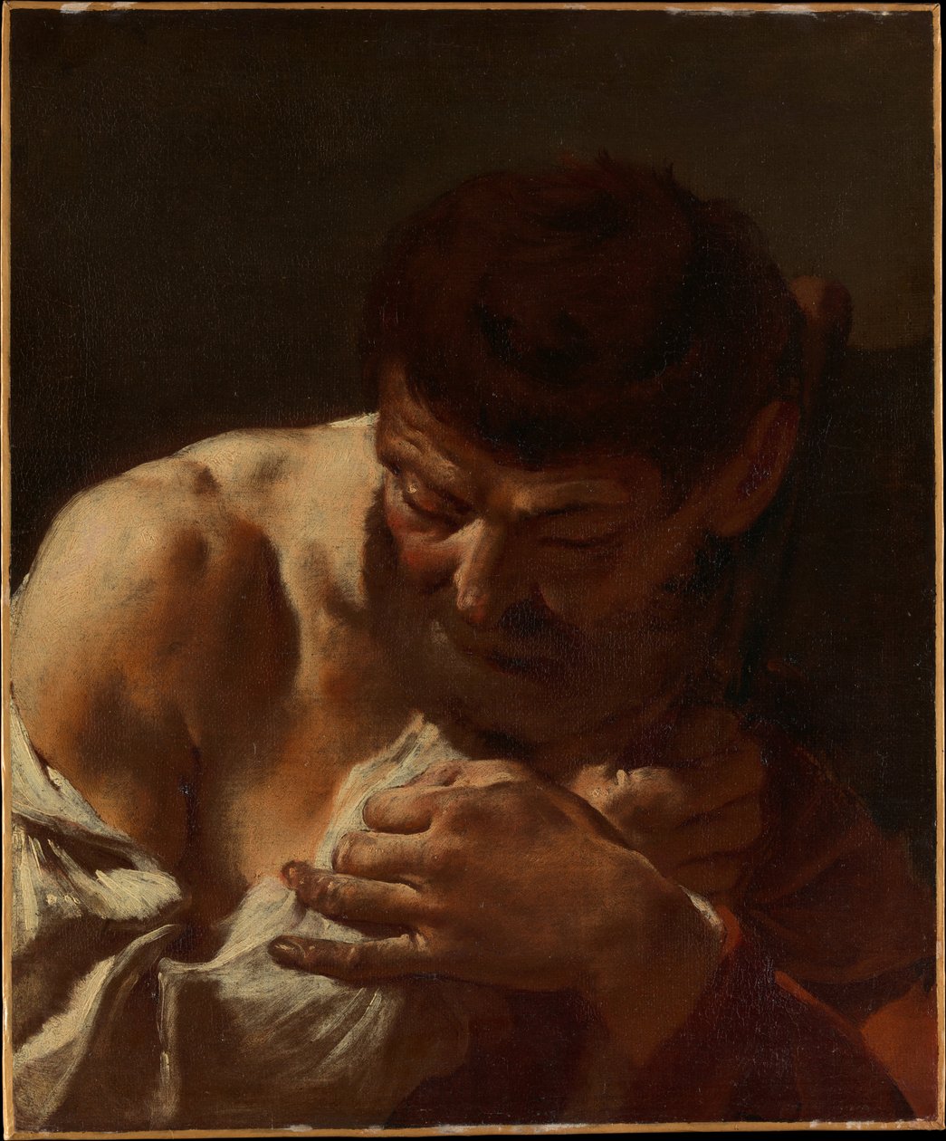 Büste eines Mannes (heiliger Matthias?) von Giovanni Battista Piazzetta