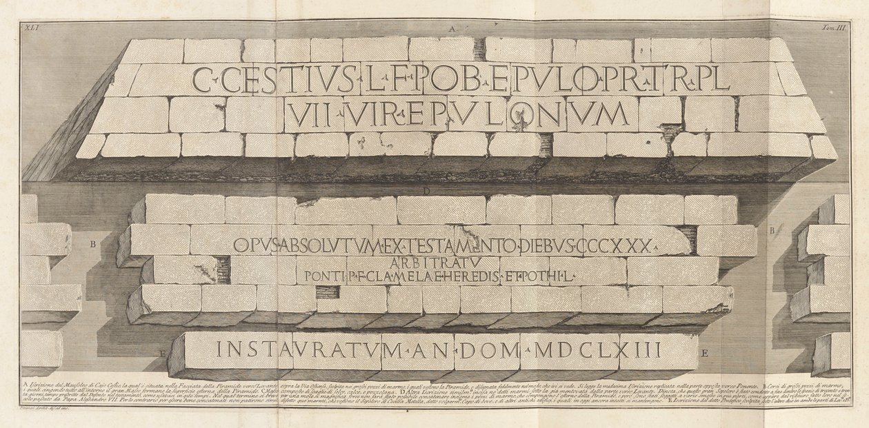 Römische Altertümer, Band III von Giovanni Battista Piranesi
