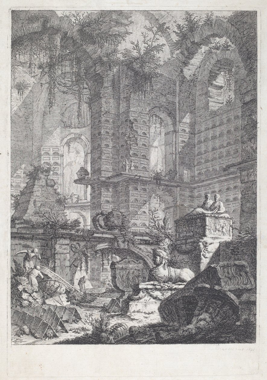 Grabkammer von Giovanni-Battista Piranesi